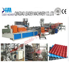 with Asa Coating UPVC Synthetic Resin Roofing Tiles Production Line